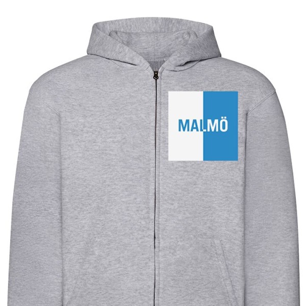 Zip-Hoodie til Børn | Hættetrøje med Lynlås Malmö – fod grå one size