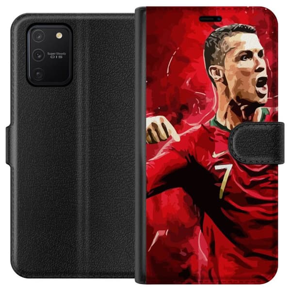 Kompatibel Tegnebogsetui til Samsung Galaxy S10 Lite Ronaldo