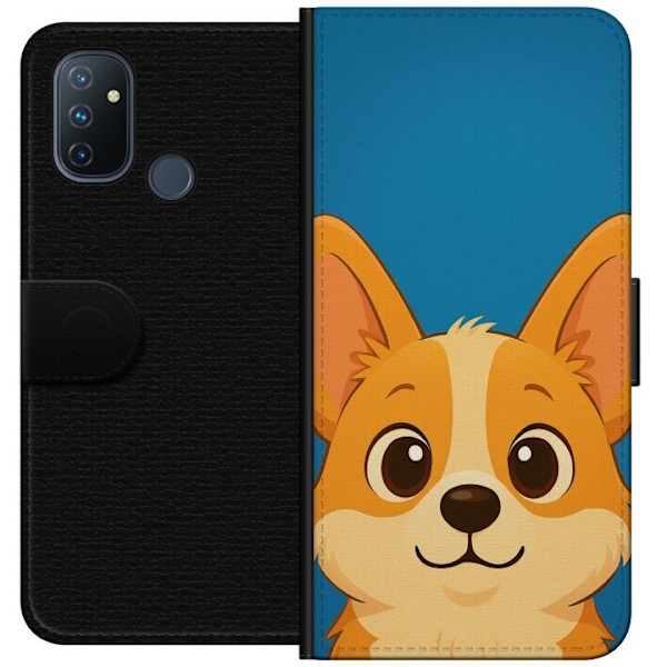 OnePlus Nord N100 Tegnebogsetui Hello Corgi