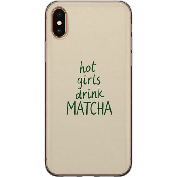 Kompatibel Mobilcover til Apple iPhone X Matcha-piger beige
