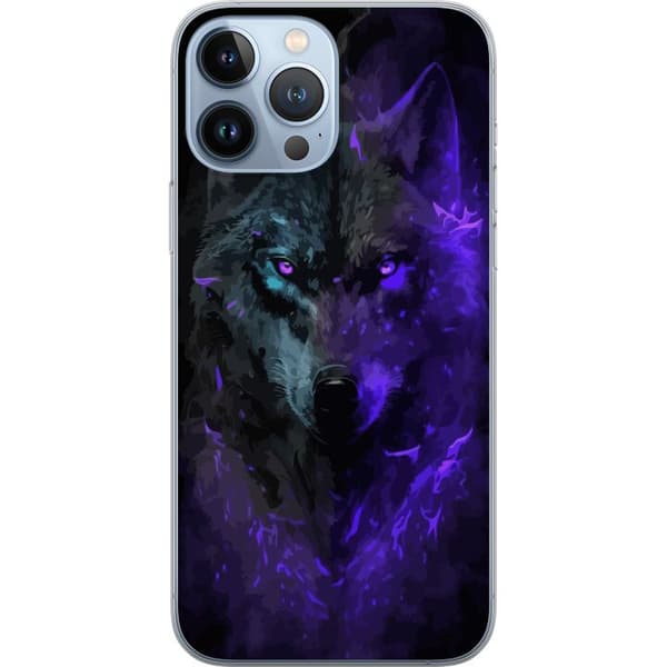 Kompatibelt Mobildeksel til Apple iPhone 13 Pro Max Ulve Lilla
