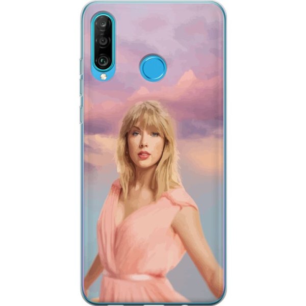 Huawei P30 lite Gennemsigtig cover Taylor Swift
