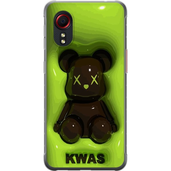 Samsung Galaxy Xcover 5 Genomskinligt Skal KAWS Grön