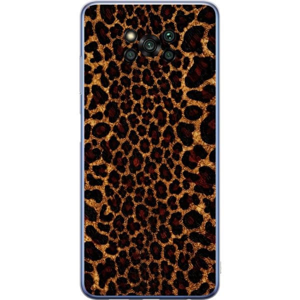 Kompatibelt Mobilskal till Xiaomi Poco X3 Pro Wild Leopard brun
