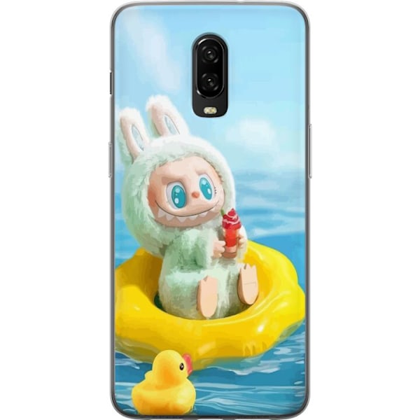OnePlus 6T Gennemsigtig cover Labubu Macaron-serie