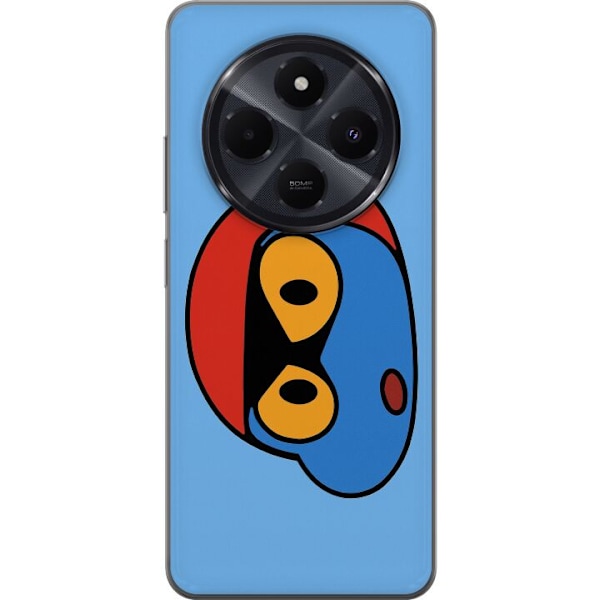 Xiaomi Redmi A4 Läpinäkyvä kuori Bold Bot Head