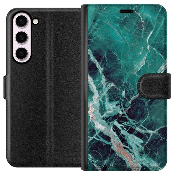 Kompatibelt Plånboksfodral till Samsung Galaxy S23+ Marmor