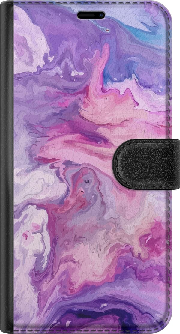 Kompatibelt Lommeboketui til Apple iPhone 11 Pro Marmor Lilla