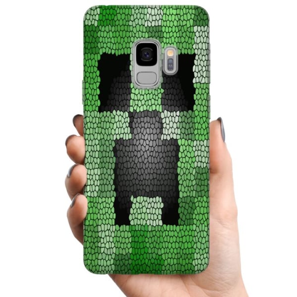 Samsung Galaxy S9 TPU Mobildeksel Creeper / Minecraft
