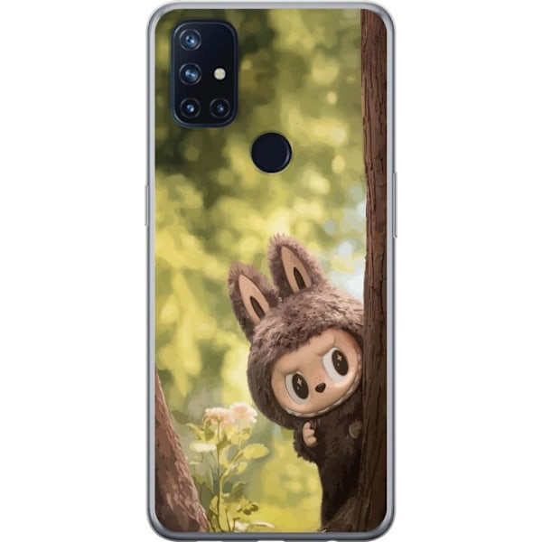 OnePlus Nord N10 5G Läpinäkyvä kuori Labubu Graffiti Vibes