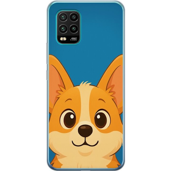 Xiaomi Mi 10 Lite 5G Gjennomsiktig deksel Hello Corgi