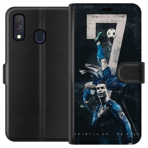 Kompatibel Tegnebogsetui til Samsung Galaxy A40 Ronaldo