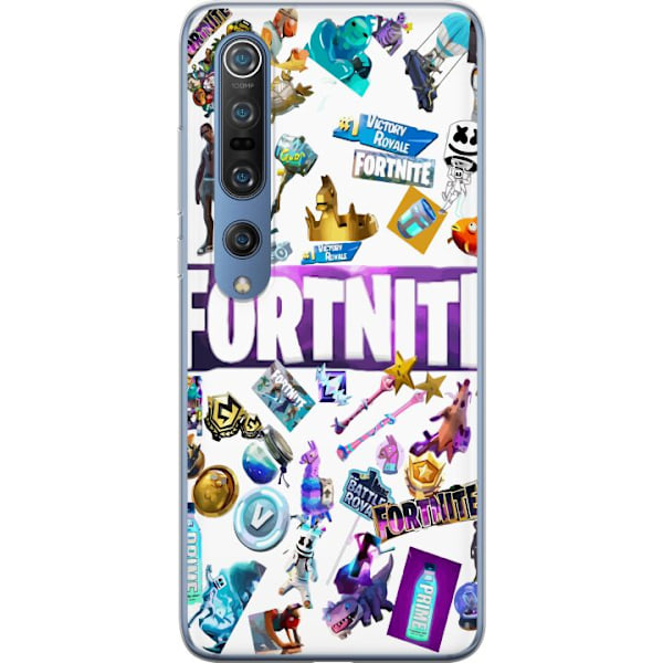 Xiaomi Mi 10 Pro 5G Gennemsigtig cover Fortnite