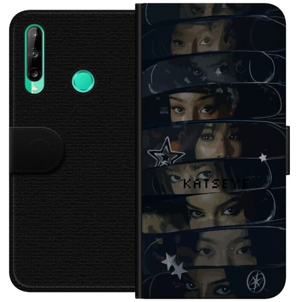 Kompatibel Tegnebogsetui til Huawei P40 lite E KATSEYE sort