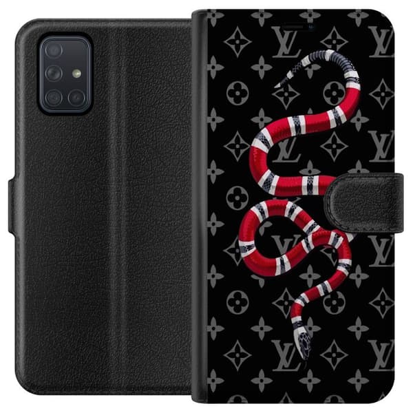 Kompatibel Tegnebogsetui til Samsung Galaxy A71 Slange