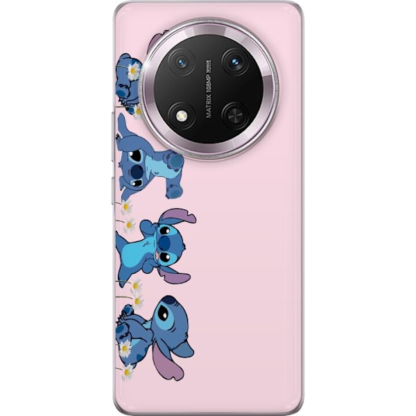 Honor Magic7 Lite Genomskinligt Skal Stitch Skratt & Bus – P