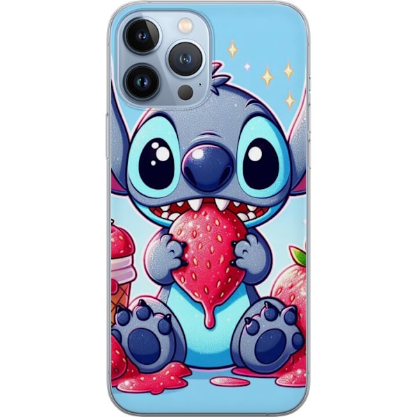 Apple iPhone 13 Pro Max Gennemsigtig cover Strawberry Stitch