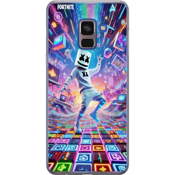 Samsung Galaxy A8 (2018) Genomskinligt Skal Fortnite