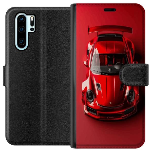 Kompatibelt Lommeboketui til Huawei P30 Pro Porsche