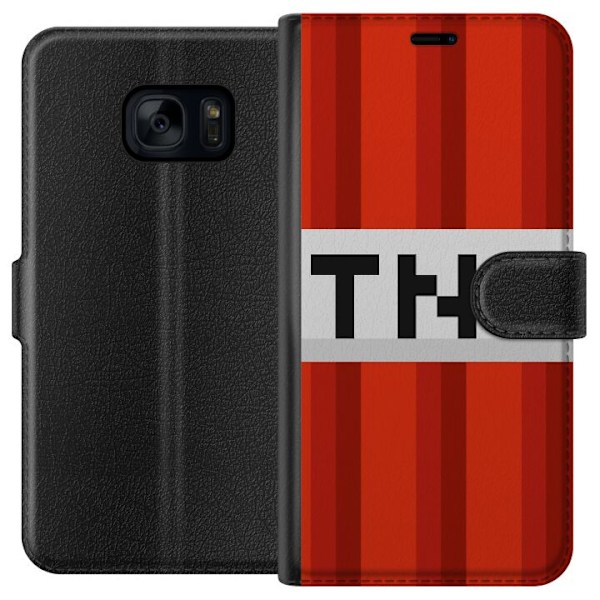 Samsung Galaxy S7 Lompakkokotelo Minecraft TNT