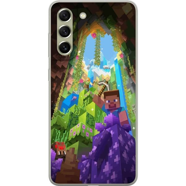 Kompatibelt Mobildeksel til Samsung Galaxy S21 FE 5G Minecraft