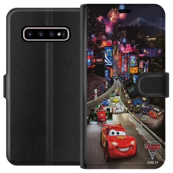 Kompatibelt Lommeboketui til Samsung Galaxy S10+ Biler