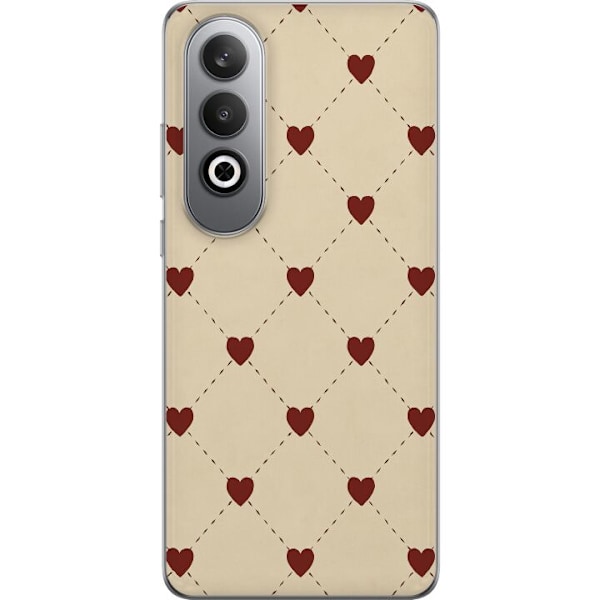 OnePlus Nord CE4 Gjennomsiktig deksel Hjertegrind
