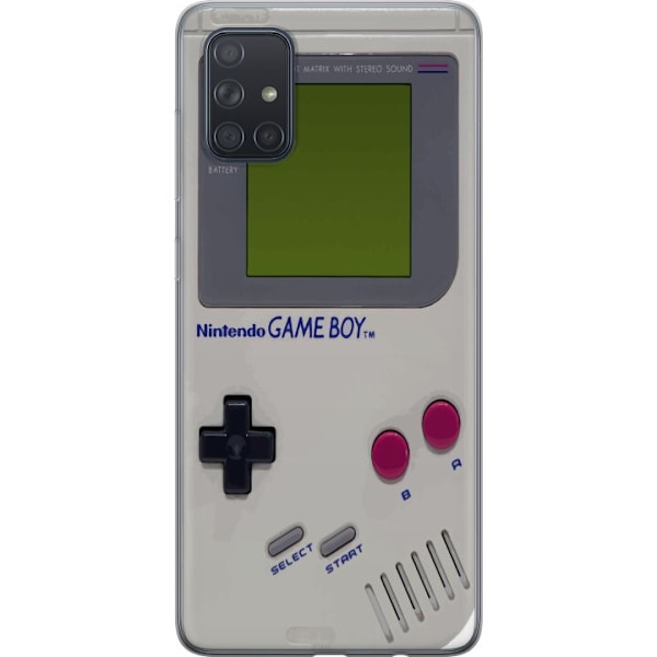 Samsung Galaxy A71 Gennemsigtig cover Game Boy