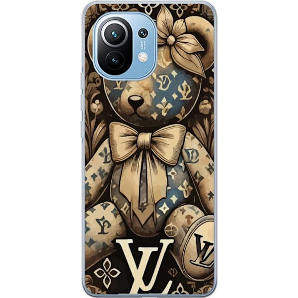 Xiaomi Mi 11 Genomskinligt Skal Teddy Vuitton