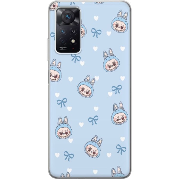 Xiaomi Redmi Note 11 Pro 5G Gennemsigtig cover Labubu Ildånd