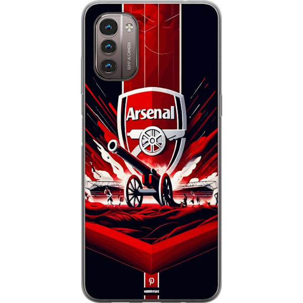 Nokia G21 Genomskinligt Skal Arsenal