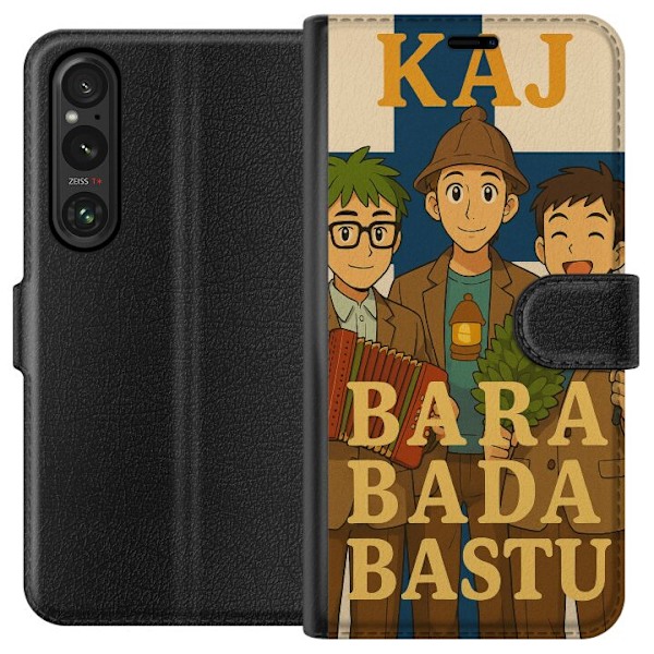 Sony Xperia 1 V Tegnebogsetui Bare tag en sauna KAJ
