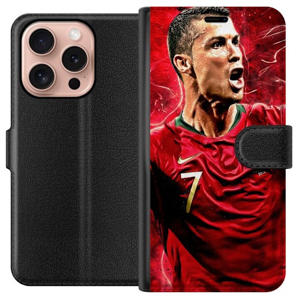 Apple iPhone 16 Pro Lommeboketui Cristiano Ronaldo