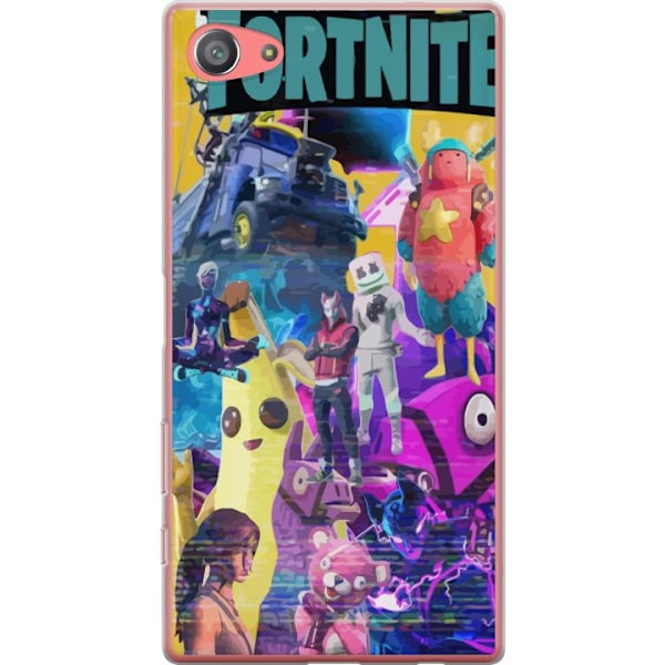 Sony Xperia Z5 Compact Gennemsigtig cover Fortnite