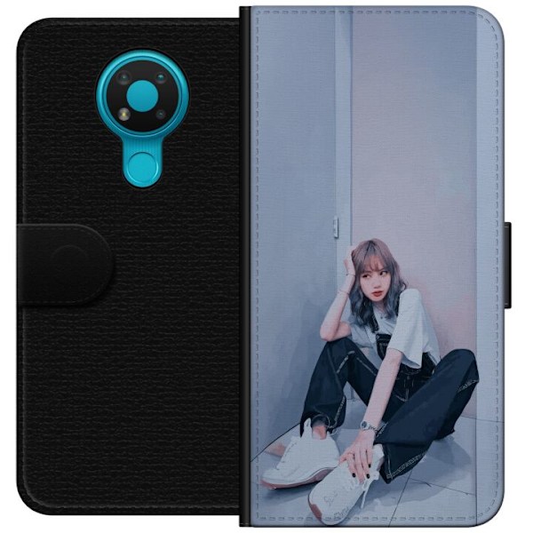 Nokia 3.4 Lompakkokotelo Lisa from Blackpink – K-pop Style I