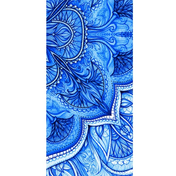 Kompatibelt Lommeboketui til Apple iPhone 13 Pro Blå paisley blå