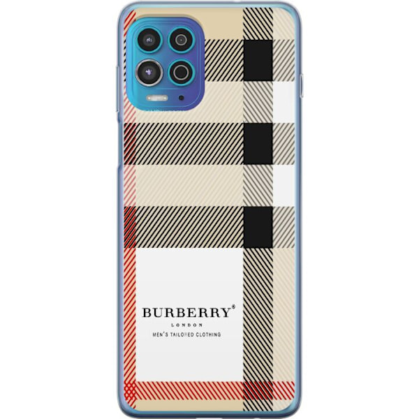 Motorola Moto G100 Gennemsigtig cover Burberry