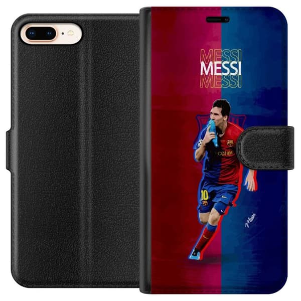 Kompatibelt Lommeboketui til Apple iPhone 8 Plus Messi