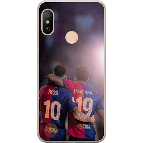 Xiaomi Redmi 6 Pro Läpinäkyvä kuori Lamine Yamal VS Messi