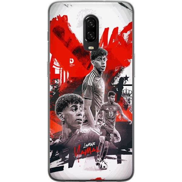 OnePlus 6T Läpinäkyvä kuori Lamine Yamal