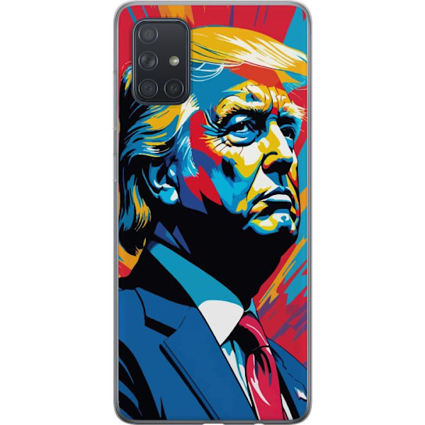 Samsung Galaxy A71 Läpinäkyvä kuori Trump