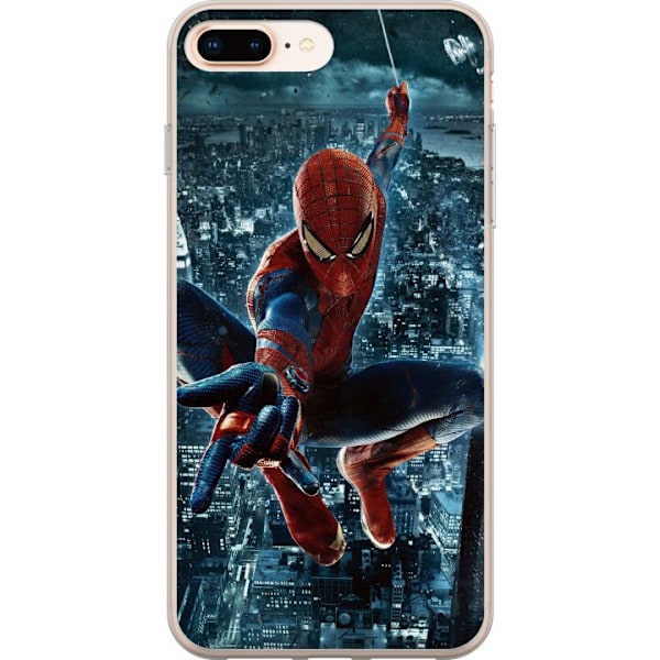 Apple iPhone 8 Plus Läpinäkyvä kuori Spiderman