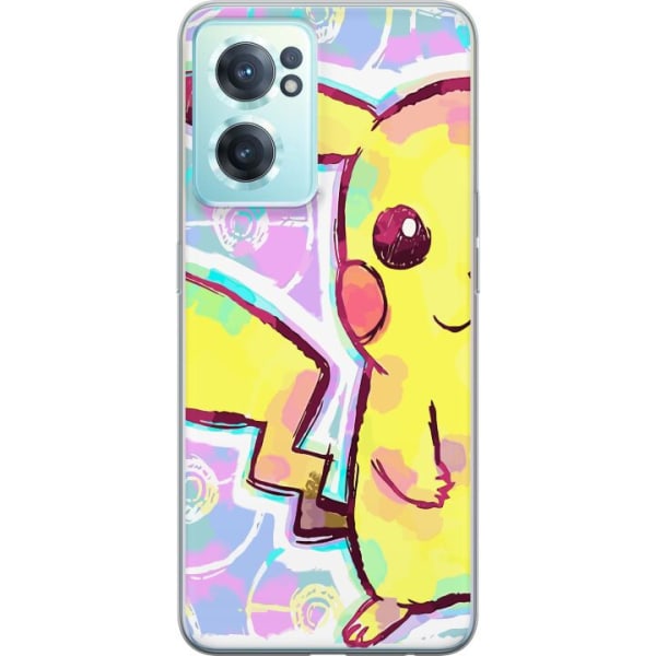 OnePlus Nord CE 2 5G Gennemsigtig cover Pikachu 3D