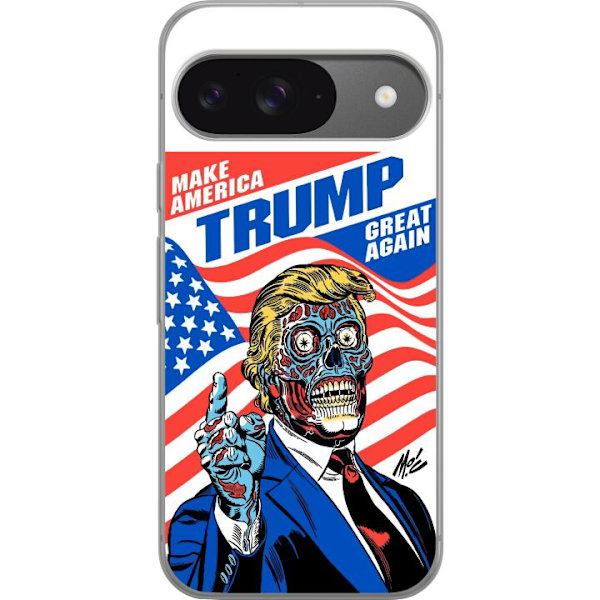 Google Pixel 9 Pro Läpinäkyvä kuori  Trump