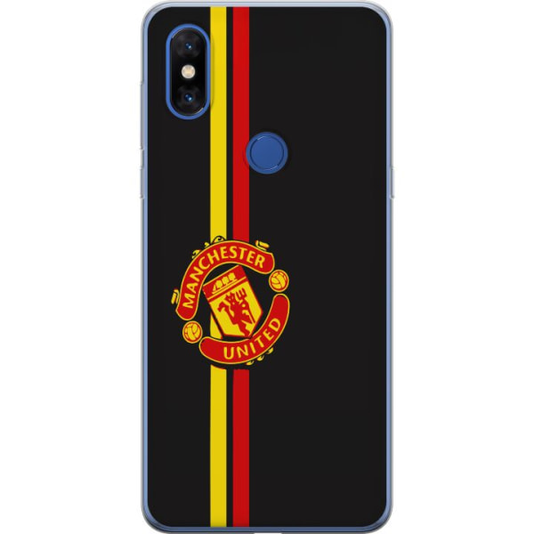 Xiaomi Mi Mix 3 Läpinäkyvä kuori Manchester United F.C.