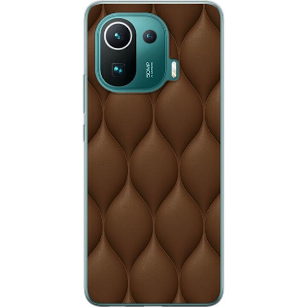 Xiaomi Mi 11 Pro Genomskinligt Skal Cocoa Scales