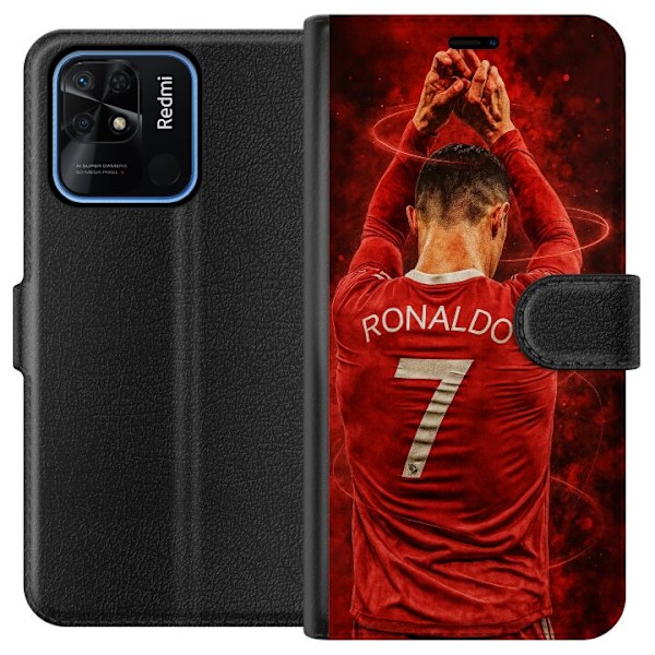 Xiaomi Redmi 10C Plånboksfodral Ronaldo