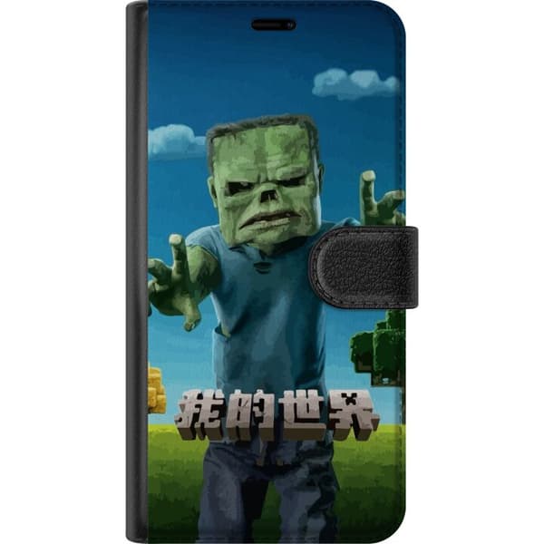 Kompatibel Tegnebogsetui til Apple iPhone 11 A Minecraft Movie