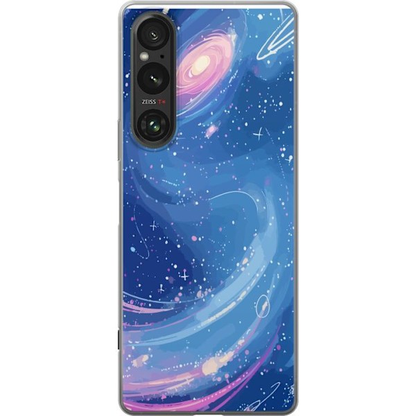 Sony Xperia 1 VI Läpinäkyvä kuori Galaksi