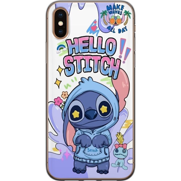 Apple iPhone X Läpinäkyvä kuori Ommella